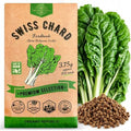 Swiss Chard Fordhook Seeds Pack 3.75 g - Over 200 Non-GMO Heirloom Swiss Chard Seeds for Planting Greens in Individual Seed Packet, Greens Seeds for Planting Indoor & Outdoor Garden by OrganoRepublic