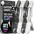FRAMAR Glitter Hair Clip Set, Alligator Clips For Hair Styling – 4 Pack by FRAMAR