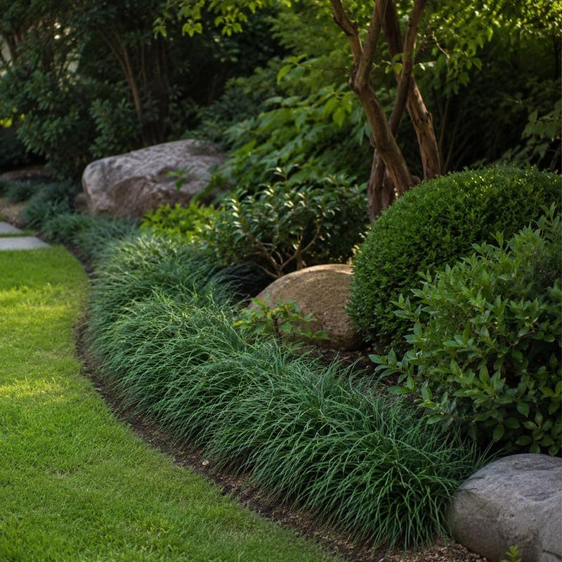 2 Mondo Grass Plants Live, 4-8" Tall (No Pot), Easy Care Ornamental Grass Plant, Low Maintenance Decorative Grasses, for Garden Borders & Landscape Accents - Image 6