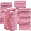 Newwiee 72 Pack Salon Towels Bleach Proof Hair Towel 18 x 30 Inch, Pink by Newwiee