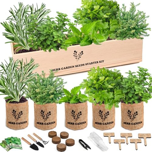 Indoor Herb Garden Starter Kit, Including A Complete Gardening Tools for Women Parents Gift by StartYourSeedSuccessStory