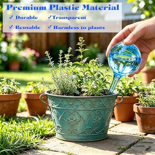 Large 12pcs Plant Watering Globes, Plant Watering Bulb Indoor Potted Plant - Image 5