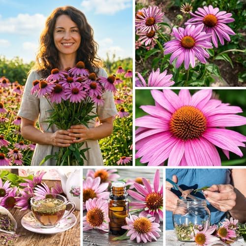 Coneflower Seeds 1 oz (Over 10,000+ Seeds) – Echinacea Seeds for Planting, Heirloom Perennial Flower Seeds, Easy to Grow for Pollinators, Flower Seeds to Plant Outside for Indoor & Outdoor Garden - Image 7