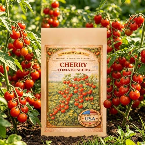 Cherry Tomato Seeds, Heirloom Mini Sweet Tomato Seeds for Planting Fruits by Unknown