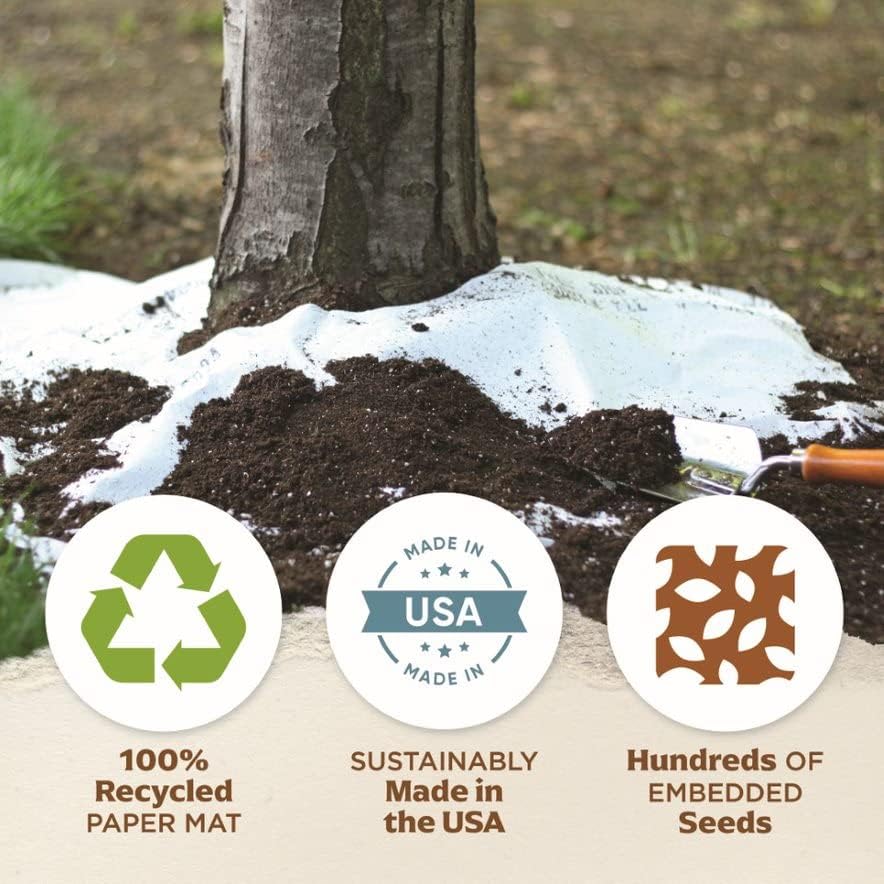 Seed Mat - Easy to Plant and Grow Garden Seeds - Creates Fragrant, Vibrant Flower Garden (Easy Care Children's Mix) - Image 3