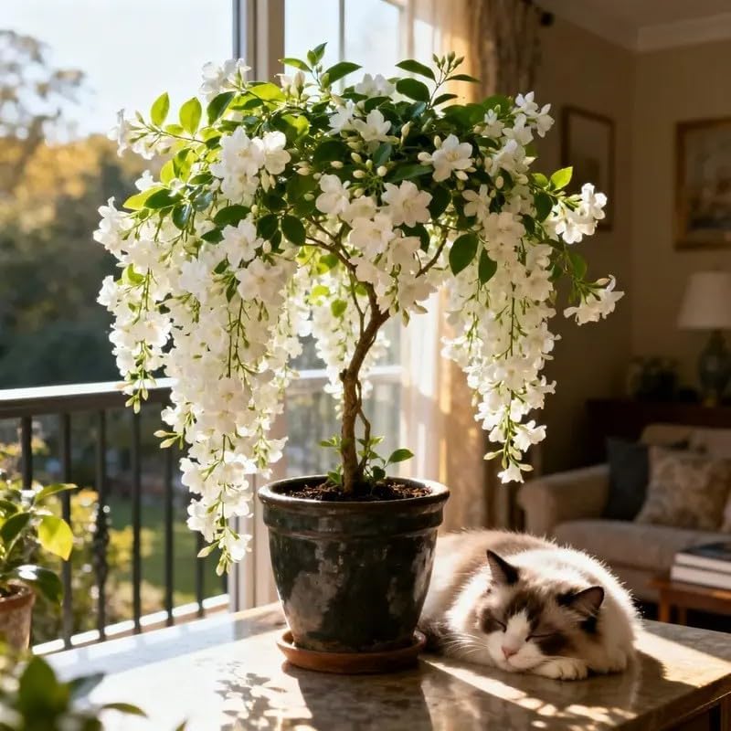 100 Climbing Jasmine Seeds for Planting – Fragrant Perennial Vine Flower Seeds, Non-GMO Heirloom, Evergreen Climbing Flowers for Garden, Balcony, Fence & Trellis - Image 6