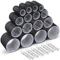 Selizo Hair Roller 28 Pcs Set, Includes 16Pcs Self-Grip Hair Rollers in 4 Sizes and 12Pcs Hair Clips for Long Medium Short Hair Volume by selizo