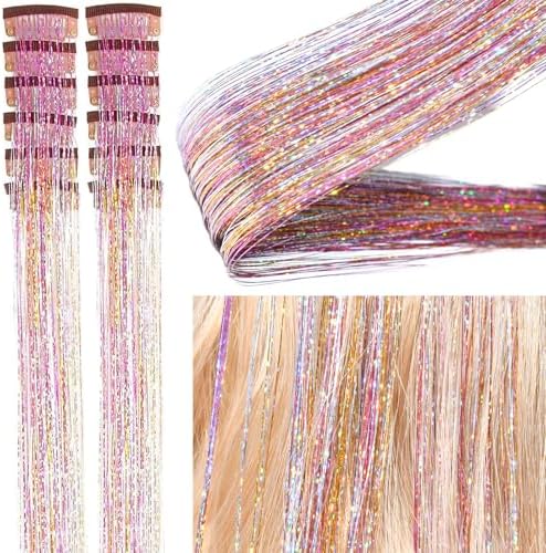 Hair Tinsel Clip in Dreamy Colorful Fairy Hair Tinsel Kit - Image 2