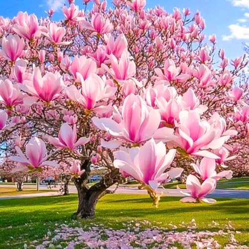 Jane Magnolia Live Plant, Garden Flower Tree, 12-18 Inch Tall, Gallon Pot - Image 2