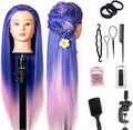 Mannequin Head with Hair 26" mannequin doll head styling manikin head by YANZIJF