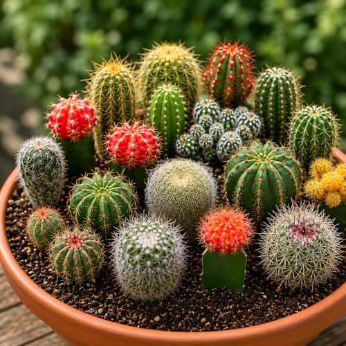 Cactus Variety Mix Seeds – Assorted Cactus Seeds for Planting by Unknown