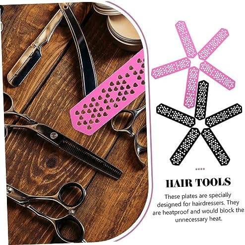 10pcs Hairdresser Heatproof Perm Plates Hairdressing Tools Heat-blocking Plates for Barbers - Image 3