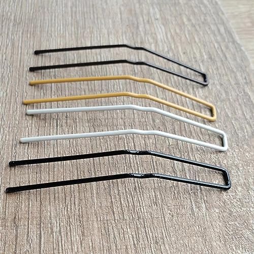 Hairpins for Bun ROCST Bobby Pins Clips for Ballet Woman girl Hairdressing salon (2 inch, Brown12pcs) (Silver, 3 inch (Pack of 12)) - Image 6