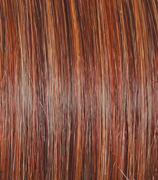Raquel Welch Fierce And Focused Hand Tied Short Bob Wig by Hairuwear, Average Size Cap, RL31/29 Fiery Copper - Image 2