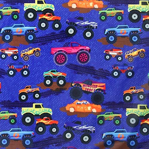 Monster Truck Barber Cape - Toddler Little Kids Size For Hair Cutting - Image 6