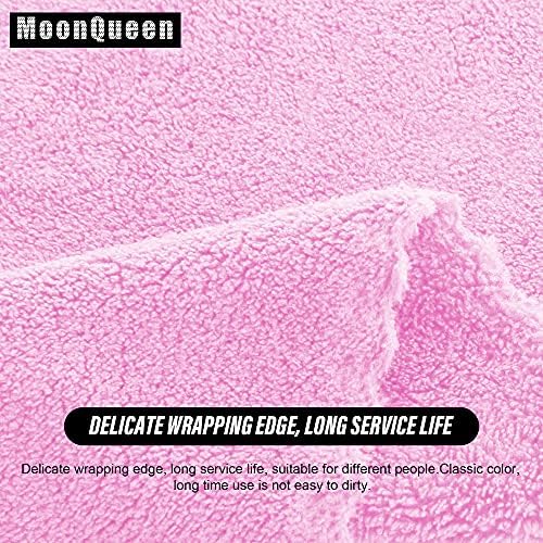 MOONQUEEN Ultra Soft Premium Washcloths Set - 12 x 12 inches - 24 Pack - Quick Drying - Highly Absorbent Coral Velvet Bathroom Wash Clothes - Use as Bath, Spa, Facial, Fingertip Towel (Frozen Berry) - Image 7