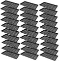 SUNPACK 10" x 20" Heavy Duty Mesh Plastic Seed Starting Tray, Black, 1" (Pack of 30) - Ensures Water Drainage and Aeration, Perfect for Greenhouses or Indoor Gardening by SUNPACK