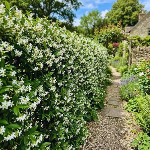 White Star Jasmine Flower Live Plant, Flower Vine, 5-7 Inch Tall - Image 6