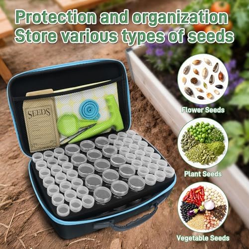 Seed Storage Organizer, 114 Slots Seed Storage Box with 20 Envelopes - Image 5