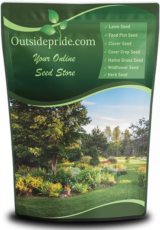 Outsidepride Combat Extreme Northern - 25 Lbs Turf Type Fescue & Kentucky Bluegrass Lawn Grass Seed Mix, Pure Raw Seed w/ 0.00% Other Crop & Weed by Outsidepride