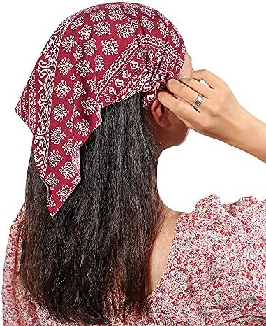 Vercret Hair Scarf Headband for Women,Boho Bandana Pretied Elastic Kerchief - Image 6