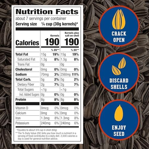 DAVID Sunflower Seeds, Original Flavor, 14.5 oz. (Pack of 12) - Image 2