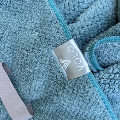 VOLO Hero Hair Towel Tube - Absorbent Quick Dry Nanoweave - Pebble - Image 5