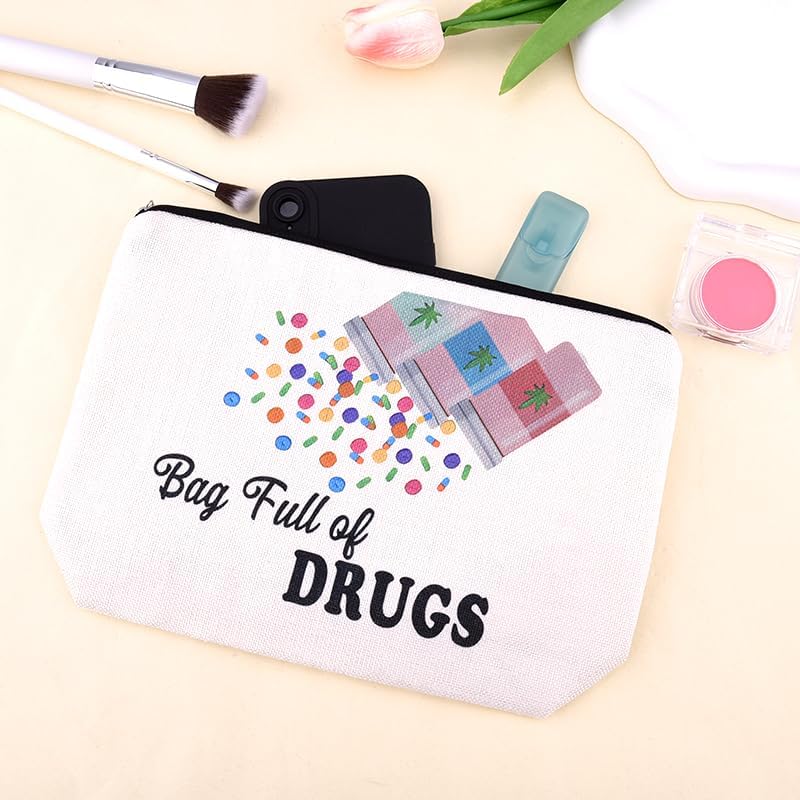 Medicine Drug Bags for Travel Pharmacy Birthday Christmas Gifts for Pharmacist Nurse Female Nursing Students Doctor Pouch Medical Patient Bag Med Physician Practitioner Accessories Bag Gifts for Women - Image 7