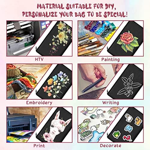 Legigo Blank Canvas Bags Zipper Pouch Makeup Bags Pencil Pouch Bulk - Image 4