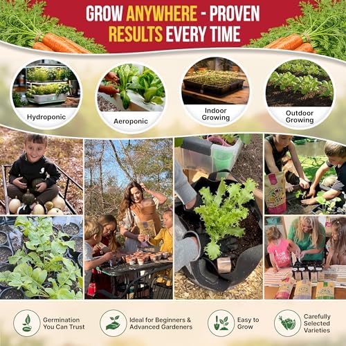 Imperator 58 Carrot Seeds Pack 2G - Over 1800 of Non-GMO Heirloom Carrot Seeds for Planting Vegetables in Individual Seed Packet, Vegetable Seeds for Planting Indoor & Outdoor Garden - Image 5