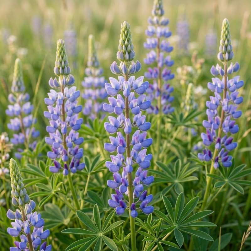 2 Wild Lupine Live Plant, 2-4" Tall in 3" Pot, Easy to Care, Grow Robust Blue Blooms for Butterflies Landscapes - Image 7