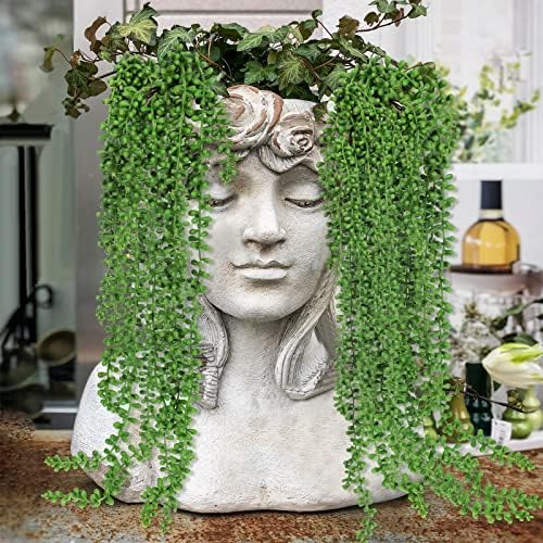 Janinka 16 Pcs Artificial Succulents Bulk Hanging Plants 24 Inches - Image 4