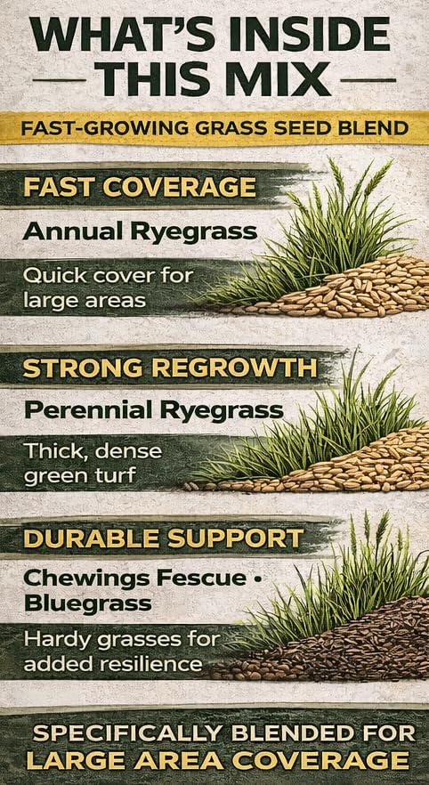 50 LB Contractor's Mix Grass Seed - Image 6