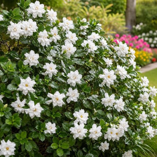 Frostproof Gardenia Jasmine Plant Indoor Live | 4-8 Inch Tall | Cold Hardy White-Blooming Jasmine | Easy to Grow Live Jasmine Plant for Indoor & Patio Décor - Image 2