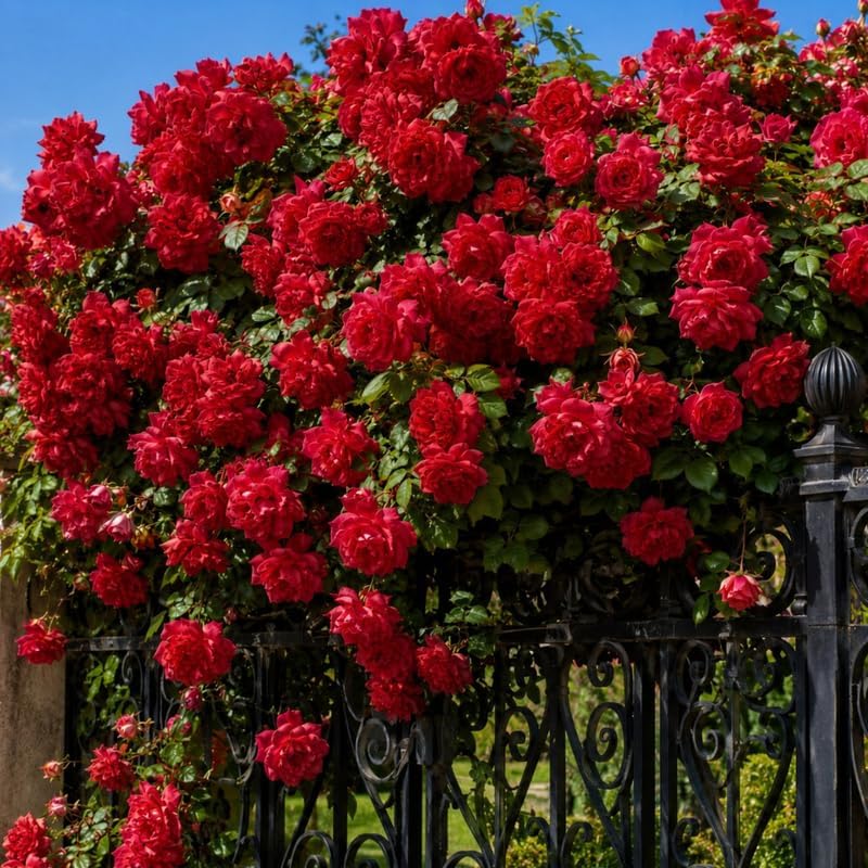 Don Juan Red Climbing Roses Live Plants, Fragrant Starter 5-9" Tall - Image 7