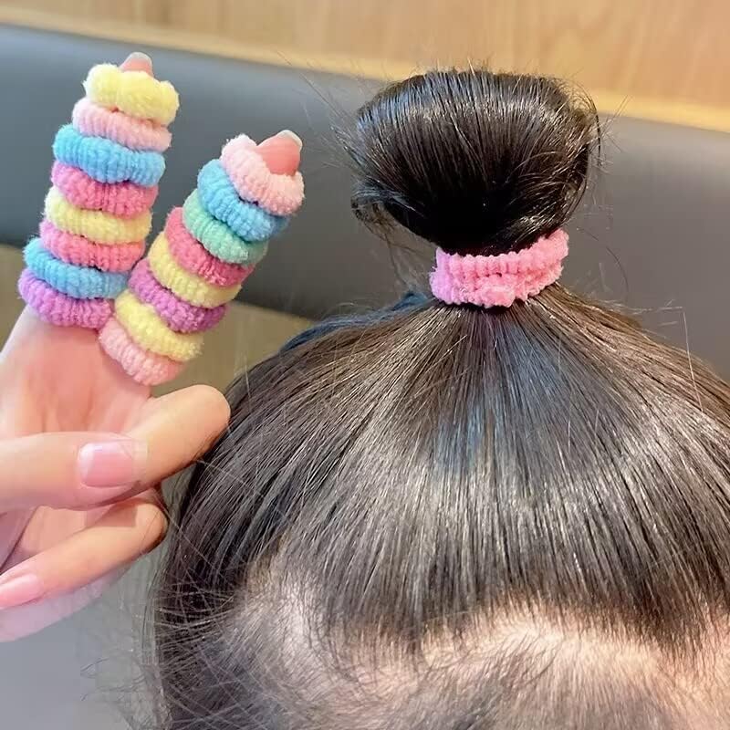 Tiny Hair Ties for Toddler Girls,120pcs,No Damage Baby Hair Ties for Kids - Image 5