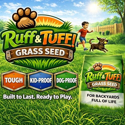 Ruff and Tuff Mow Less Fine Fescue Grass Seed, 2 Lbs, Durable Lawn, Shake to Spread, Covers up to 1000 SqFt - Image 2