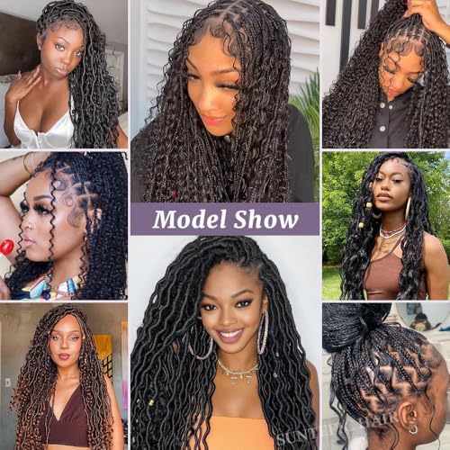 Braided Wig Cap With Human Baby Hair Crochet Wig Cap For Crochet Braids Hair Glueless Double Full Hd Lace Wig Caps For Black Women(#1B Black,99 Sections) - Image 6