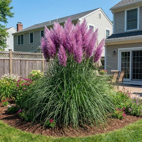 200 Purple Pampas Grass Garden Seeds, Garden Grasses - Image 6
