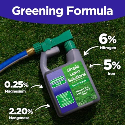 Commercial Grade Lawn Fertilizer with Iron- Liquid Fertilizer Spray- Nitrogen and Iron for Deeper Green Turf- Any Grass Type - Simple Lawn Solutions - Lawn Energizer - 32 Ounce (Pack of 2) - Image 5