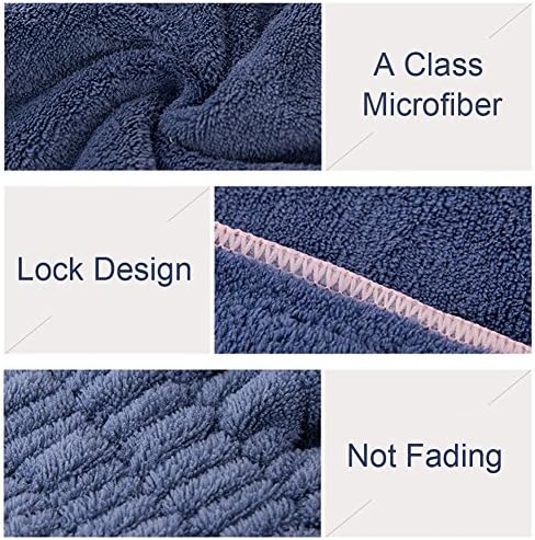 Jseng 2PC Microfiber Hair Drying Caps, Extreme Soft & Ultra Absorbent, Fast Drying Hair Turban Wrap Towels Shower Cap for Women - Image 4