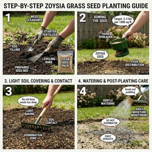 Zoysia Grass Seeds, Emerald Zoysia, 20000 Count - Image 3