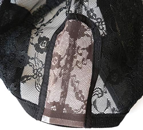 BTWTRY 1.5x3.5inch U Part Double Lace Net Wig Caps with Adjustable Strap for Making Wigs 1pc Wig Cap DIY Wigs Weaving Dome Mesh Wig Cap for Women and Girl (1 Pc, 0052) - Image 5