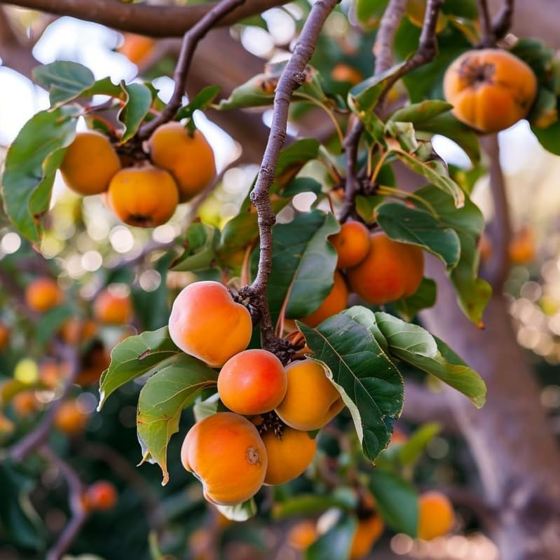 5 American Persimmon Trees - 6-15" Tall Live Plants - Image 5