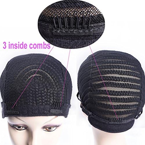 Refined Braided Wig Caps Crotchet Cornrows Cap For Easier Sew In Caps for Making Wig Glueless Hair Net Liner Crochet Wig Caps (Cornrows Caps, 3pcs) - Image 2