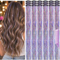 Hair Tinsel Clip in Pack of 18 Pcs Colorful Hair Accessories by Uikreo-Designtoyourbeauty