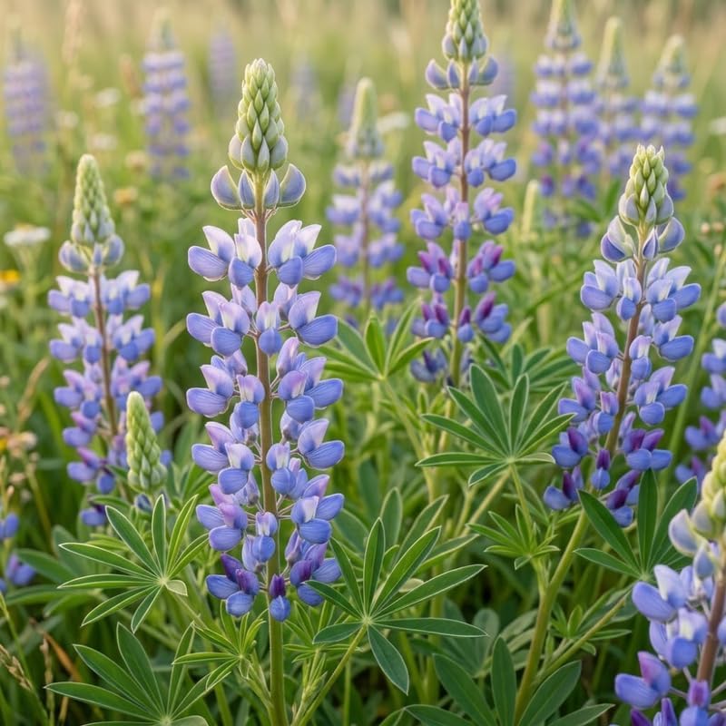 Wild Lupine Live Plant, 4-6" Tall in 4" Pot, Grow Robust, Easy to Care Vibrant Blue Flowers for Pollinator Gardens - Image 7