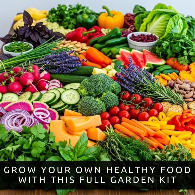 CZ Grain Seed Vault Kit, 30 Heirloom Vegetable & Herb Varieties, 16,000+ Non-GMO Seeds for Planting, Open Pollinated Survival Garden Seed Pack, USA Packed, Home Garden Starter Kit - Image 3