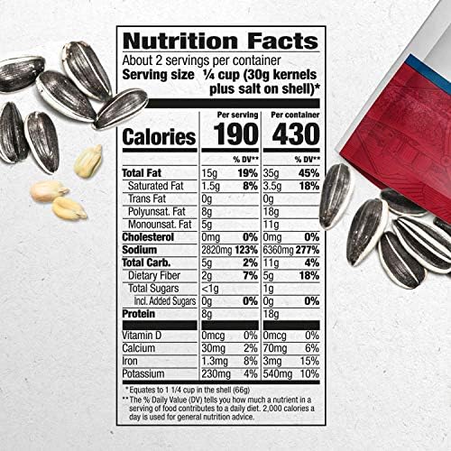 DAVID Roasted and Salted Original Jumbo Sunflower Seeds, 5.25 oz (Pack of 5) - Image 2