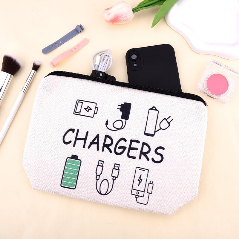 Charging Cable Organizer Bag Pouch Travel Elastic Silicone Cable Straps Cord Organizer Anti Loss Portable Earphone Plug Charger Storage Bag Data Cables Protector Cover Charge Cord Tie Wrap Protection - Image 5